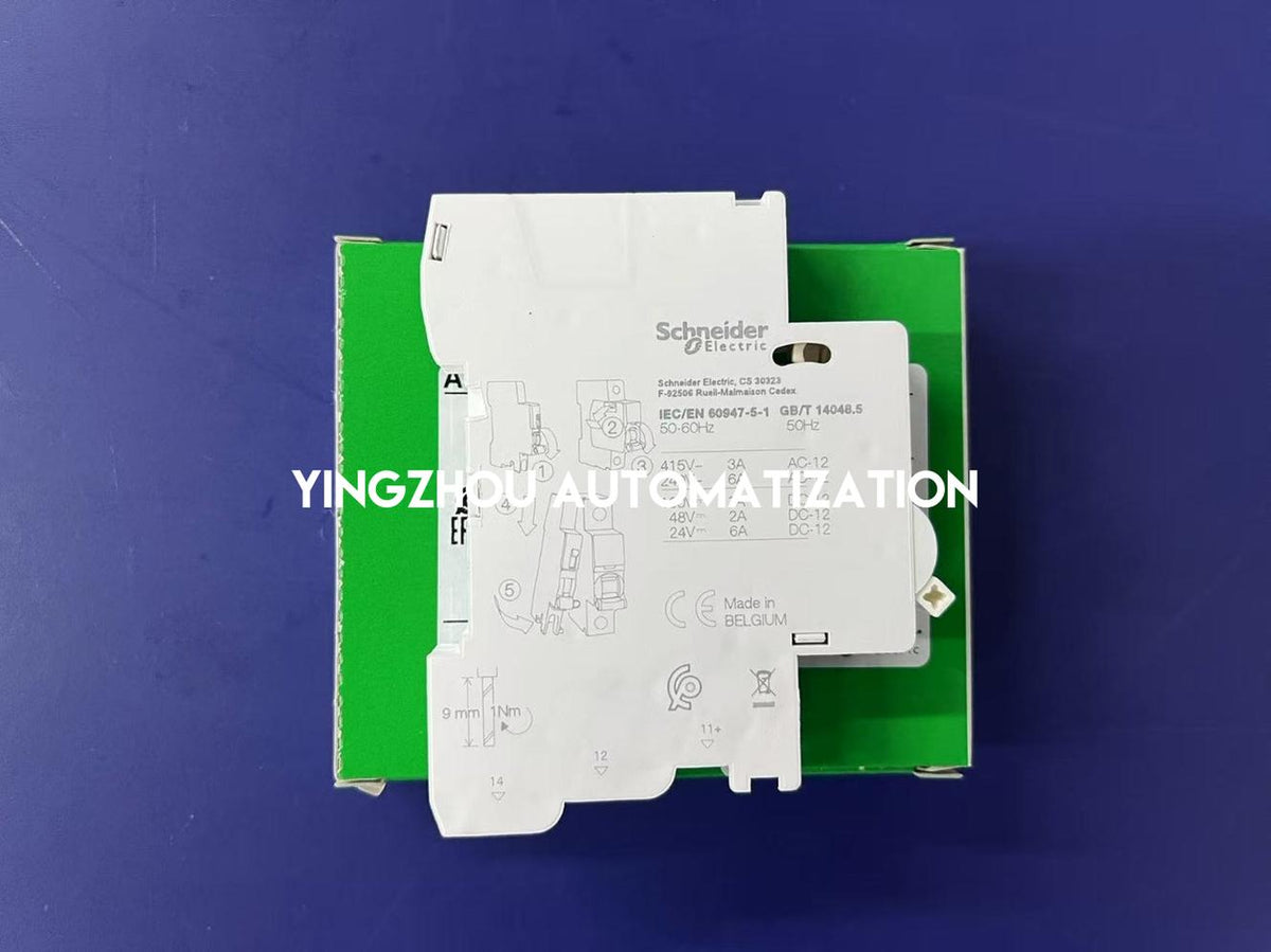 Schneider Electric Acti9 A9N26924 OF Auxiliary Contact | Open/Close Status Indicator, 100mA to 6A-vezhoo