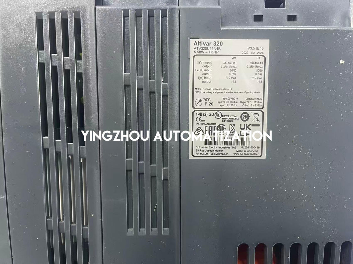 Schneider Electric Altivar ATV320 | ATV320U55N4B | 5.5kW 7.5HP | 380-500V | 3-Phase Book VFD-vezhoo