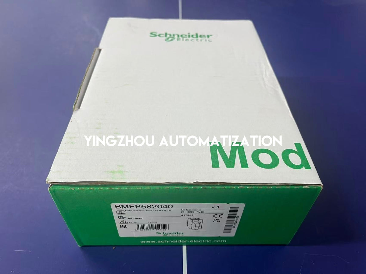 Schneider Electric BMEP582040 Modicon M580 CPU | 8MB, 2048 I/O, Ethernet/IP-vezhoo