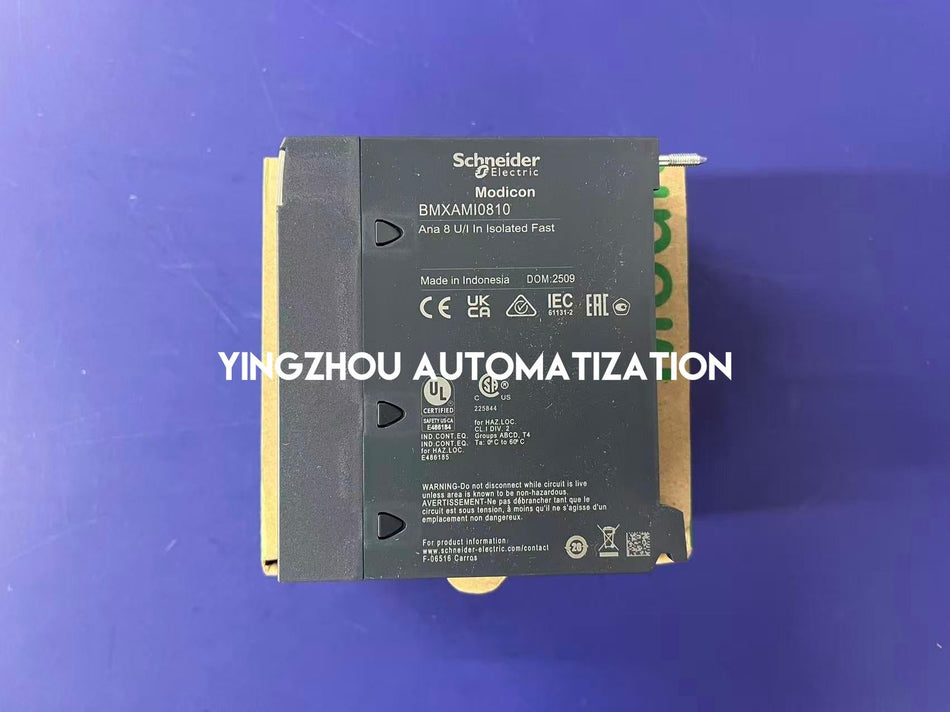 Schneider Electric BMXAMI0810 Modicon X80 Analog Input Module | 8-Channel, Voltage & Current-vezhoo