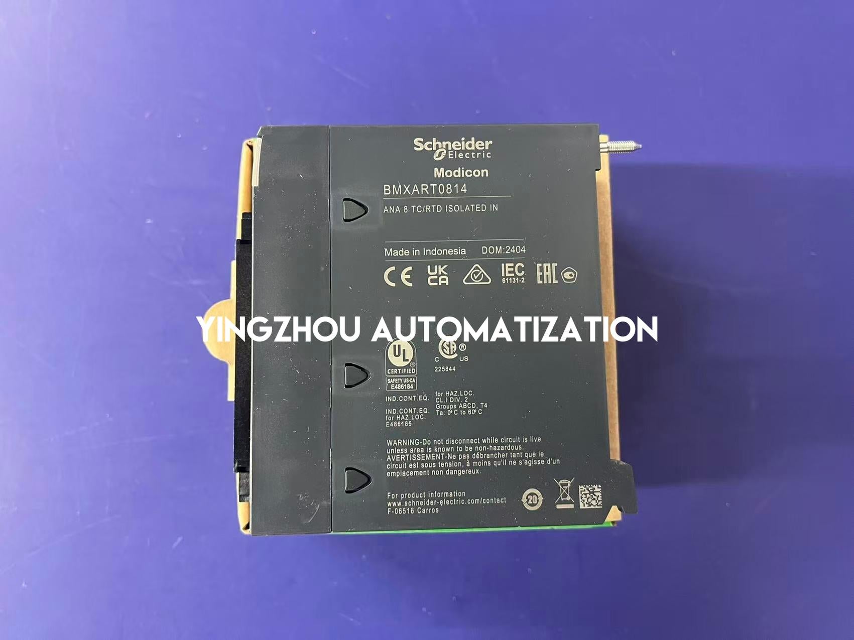 Schneider Electric BMXART0814 Modicon X80 Analog Input Module | 8-Channel, Multi-Range, TC/RTD-vezhoo