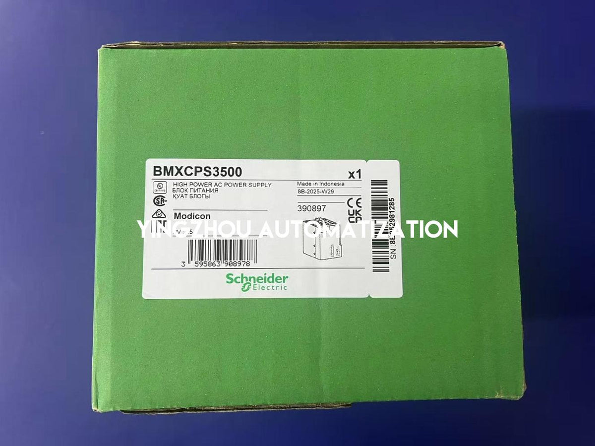 Schneider Electric BMXCPS3500 Modicon M340/M580 Power Supply | 100-240V AC, 36W-vezhoo