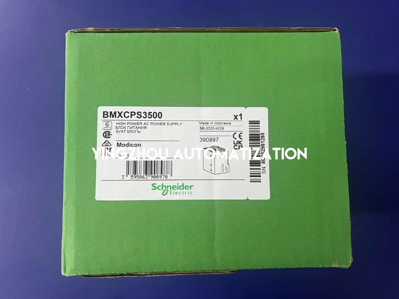 Schneider Electric BMXCPS3500 Modicon M340/M580 Power Supply | 100-240V AC, 36W-vezhoo