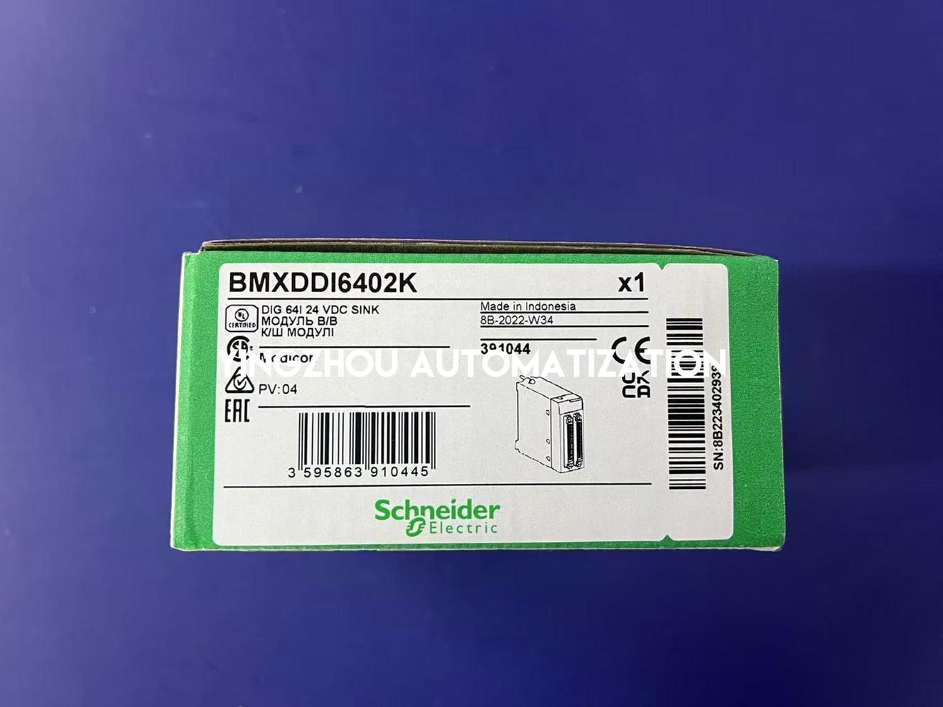 Schneider Electric BMXDDI6402K Modicon X80 Digital Input Module | 64-Channel, 24V DC, Sink/Source-vezhoo