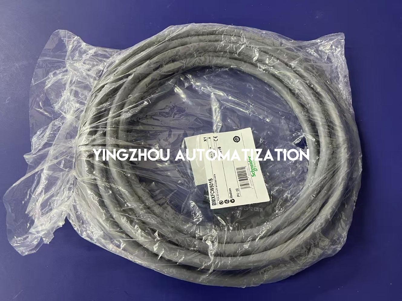 Schneider Electric BMXFCW501S Modicon X80 Shielded Cable | 40-Way, 5 Meters, for Analog I/O-vezhoo