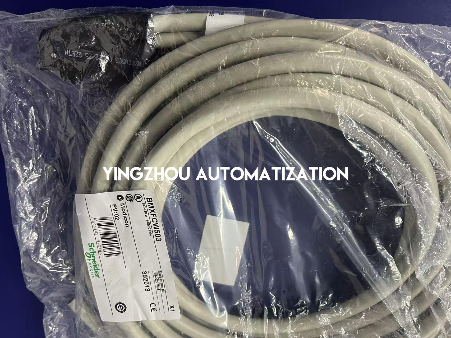 Schneider Electric BMXFCW503 Modicon X80 I/O Cable | 40-Way, 5 Meters, for 32-Channel Modules-vezhoo
