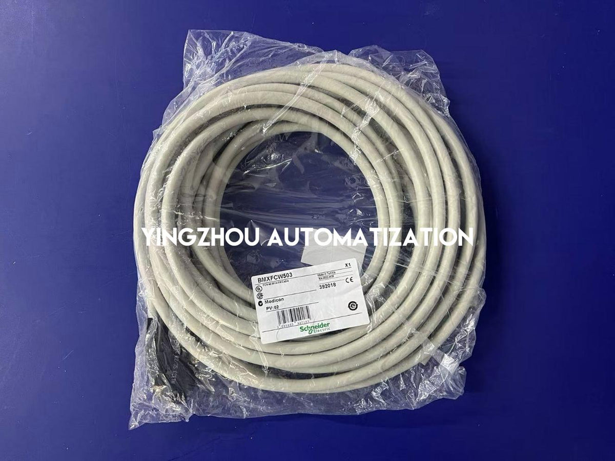 Schneider Electric BMXFCW503 Modicon X80 I/O Cable | 40-Way, 5 Meters, for 32-Channel Modules-vezhoo