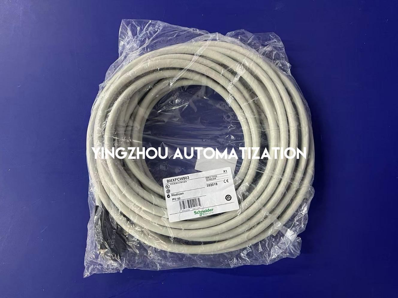Schneider Electric BMXFCW503 Modicon X80 I/O Cable | 40-Way, 5 Meters, for 32-Channel Modules-vezhoo