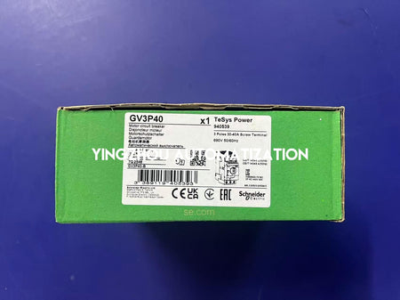 Schneider Electric GV3P40 TeSys Deca Motor Circuit Breaker | 30-40A | 3P | Rotary Knob-vezhoo
