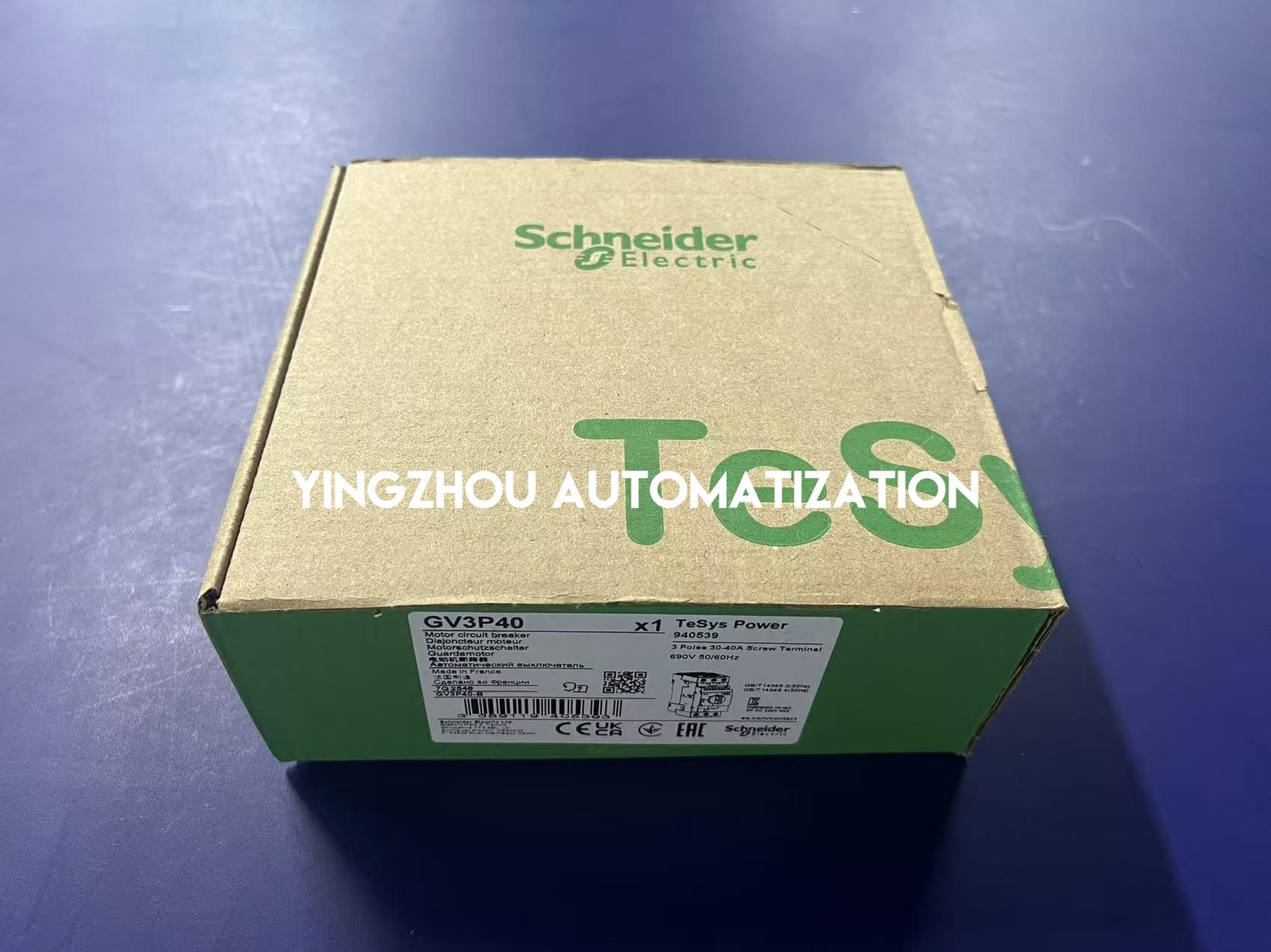 Schneider Electric GV3P40 TeSys Deca Motor Circuit Breaker | 30-40A | 3P | Rotary Knob-vezhoo