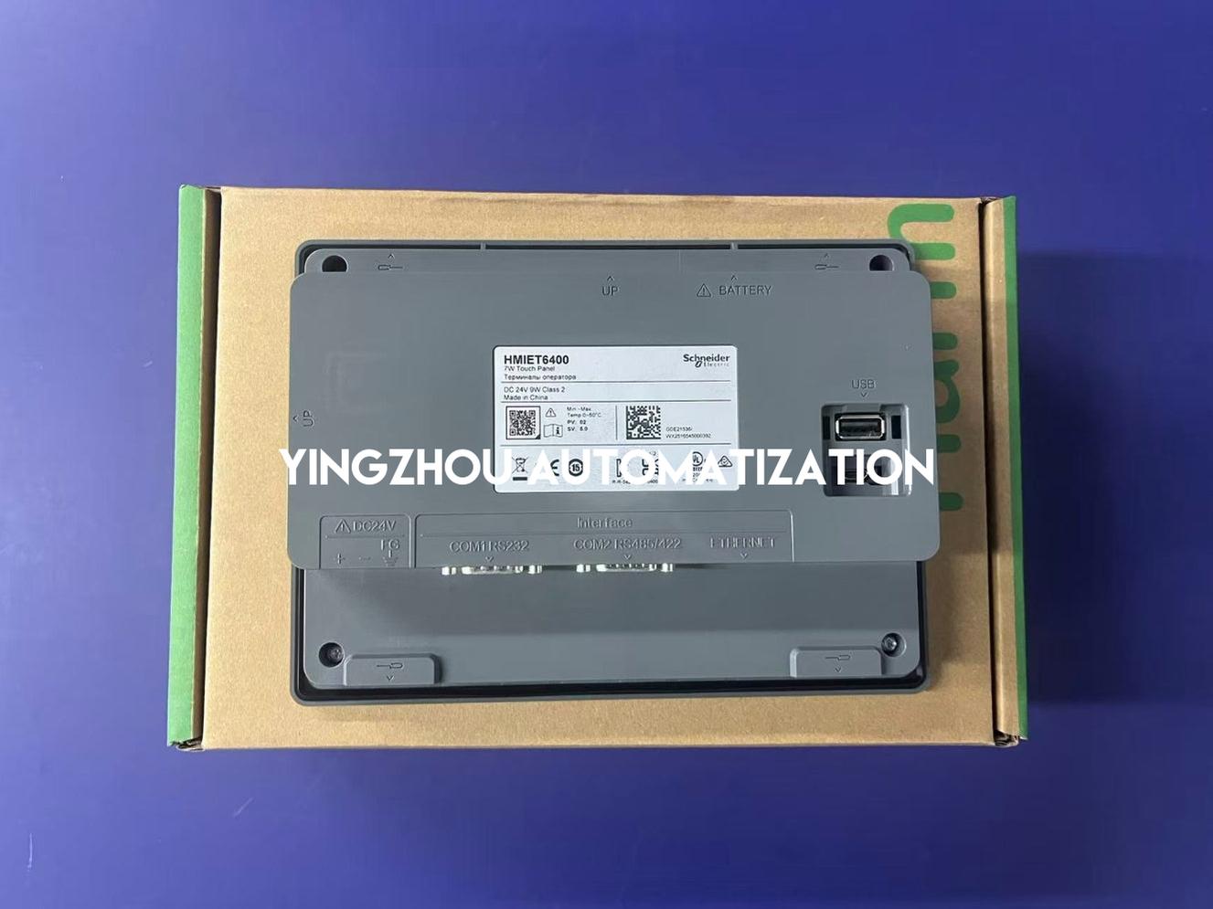 Schneider Electric HMIET6400 Easy Series Touchscreen | 7" Wide Screen, TFT Color LCD, 24V DC-vezhoo