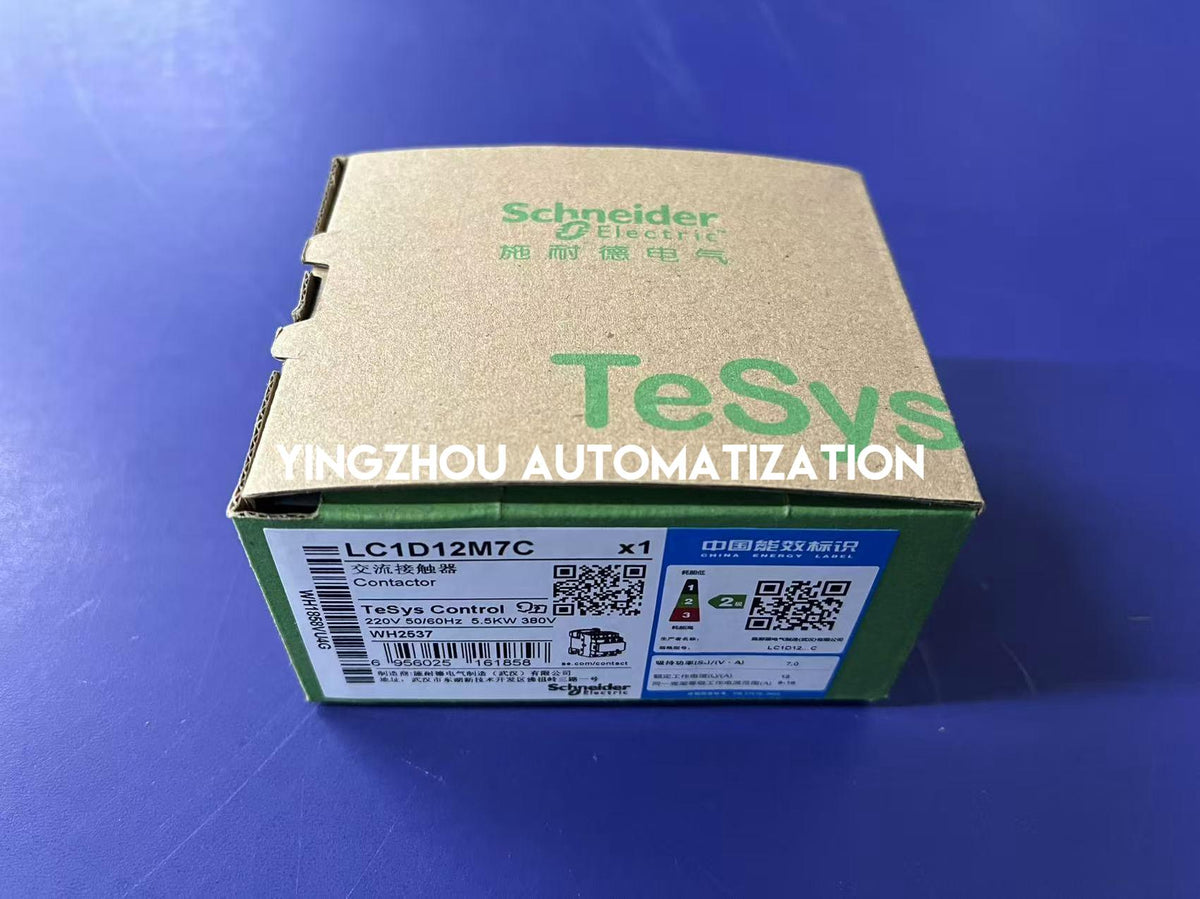 Schneider Electric LC1D12M7C TeSys Deca Contactor | 3P, 12A, 220V AC Coil, 5.5kW, 1NO+1NC-vezhoo