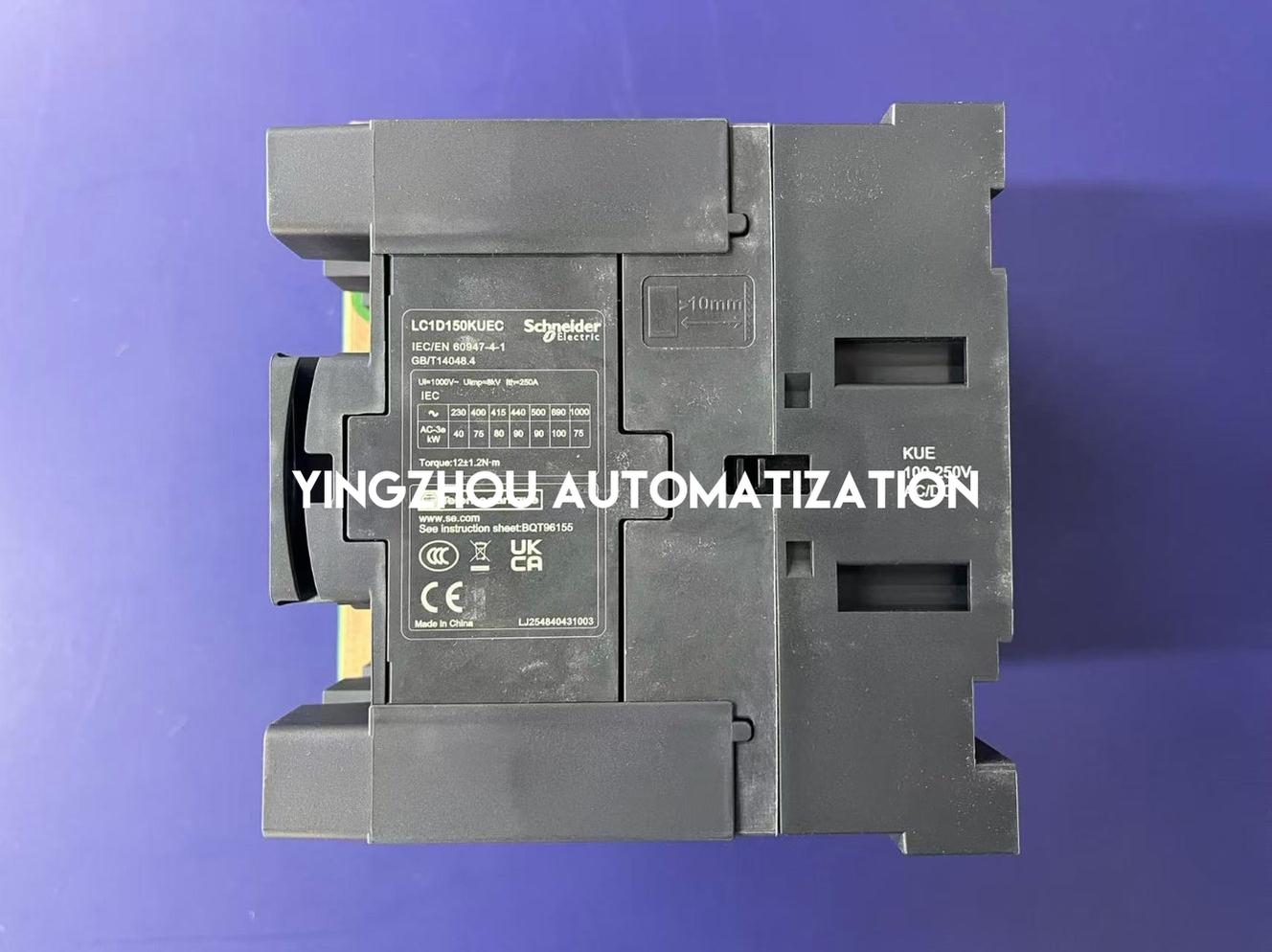 Schneider Electric LC1D150KUEC TeSys Deca Contactor | 150A, 3-Pole, 100V-250V AC/DC Coil-vezhoo