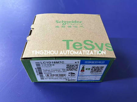 Schneider Electric LC1D18M7C TeSys Deca Contactor | 3P, 18A, 220V AC Coil, 7.5kW, 1NO+1NC-vezhoo