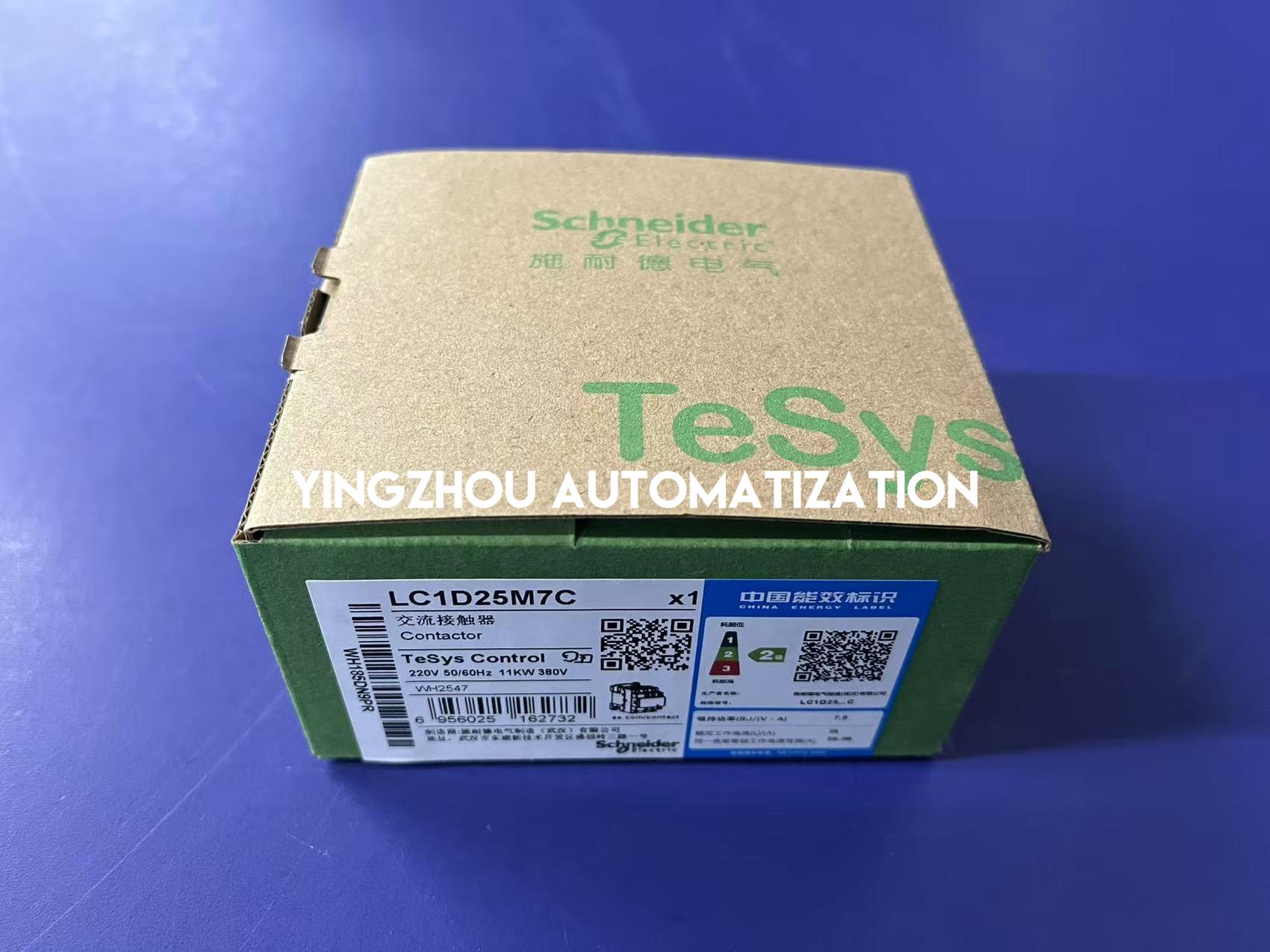 Schneider Electric LC1D25M7C TeSys Deca Contactor | 3P, 25A, 220V AC Coil, 11kW, 1NO+1NC-vezhoo