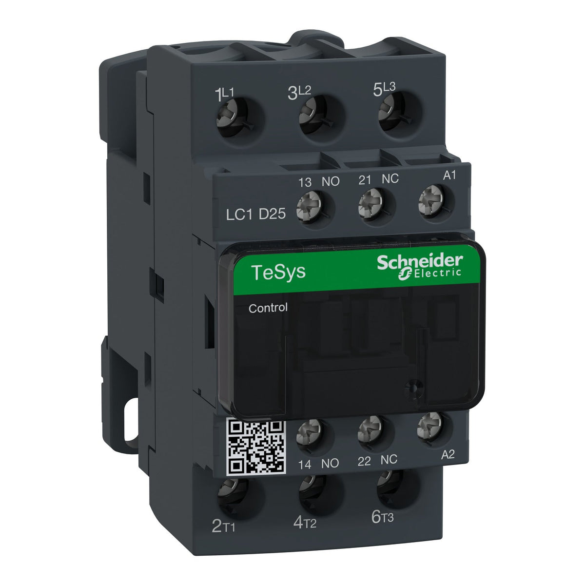 Schneider Electric LC1D25P7 TeSys Deca Contactor | 3P, AC-3 25A, 230V AC Coil, 11kW-vezhoo