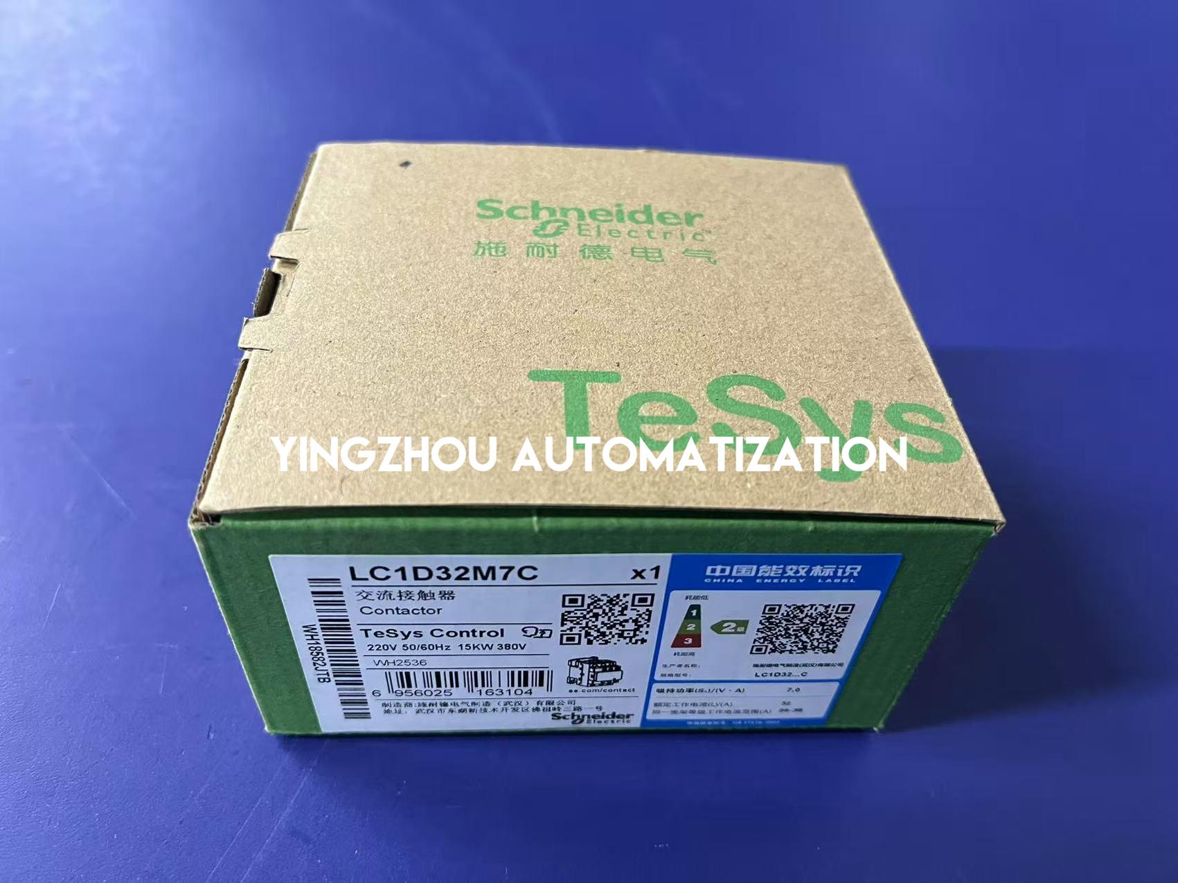 Schneider Electric LC1D32M7C TeSys Deca Contactor | 3P, 32A, 220V AC Coil, 15kW, 1NO+1NC-vezhoo