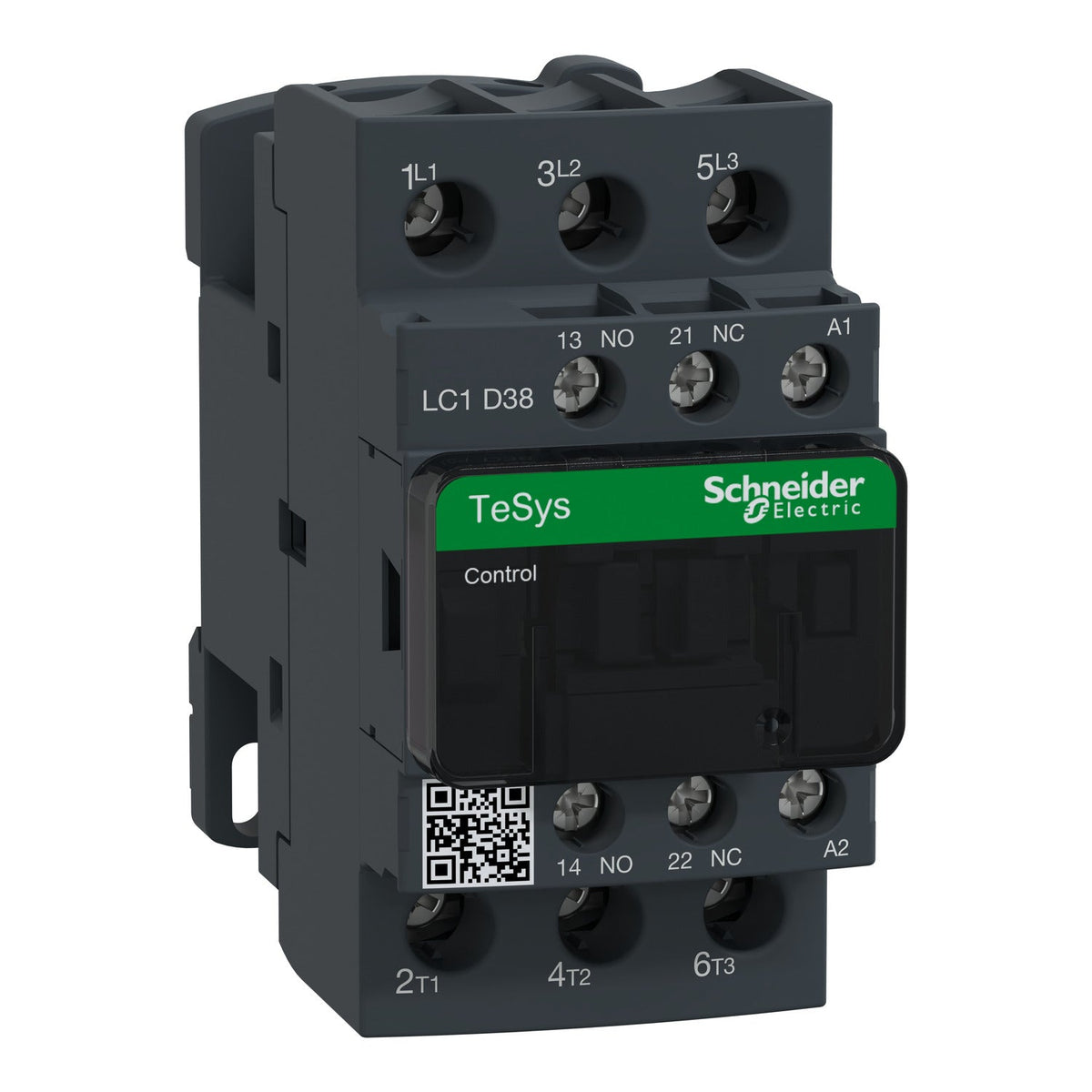 Schneider Electric LC1D38M7 TeSys Deca Contactor | 3P, AC-3 38A, 220V AC Coil, 18.5kW-vezhoo