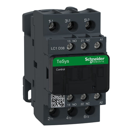 Schneider Electric LC1D38M7 TeSys Deca Contactor | 3P, AC-3 38A, 220V AC Coil, 18.5kW-vezhoo