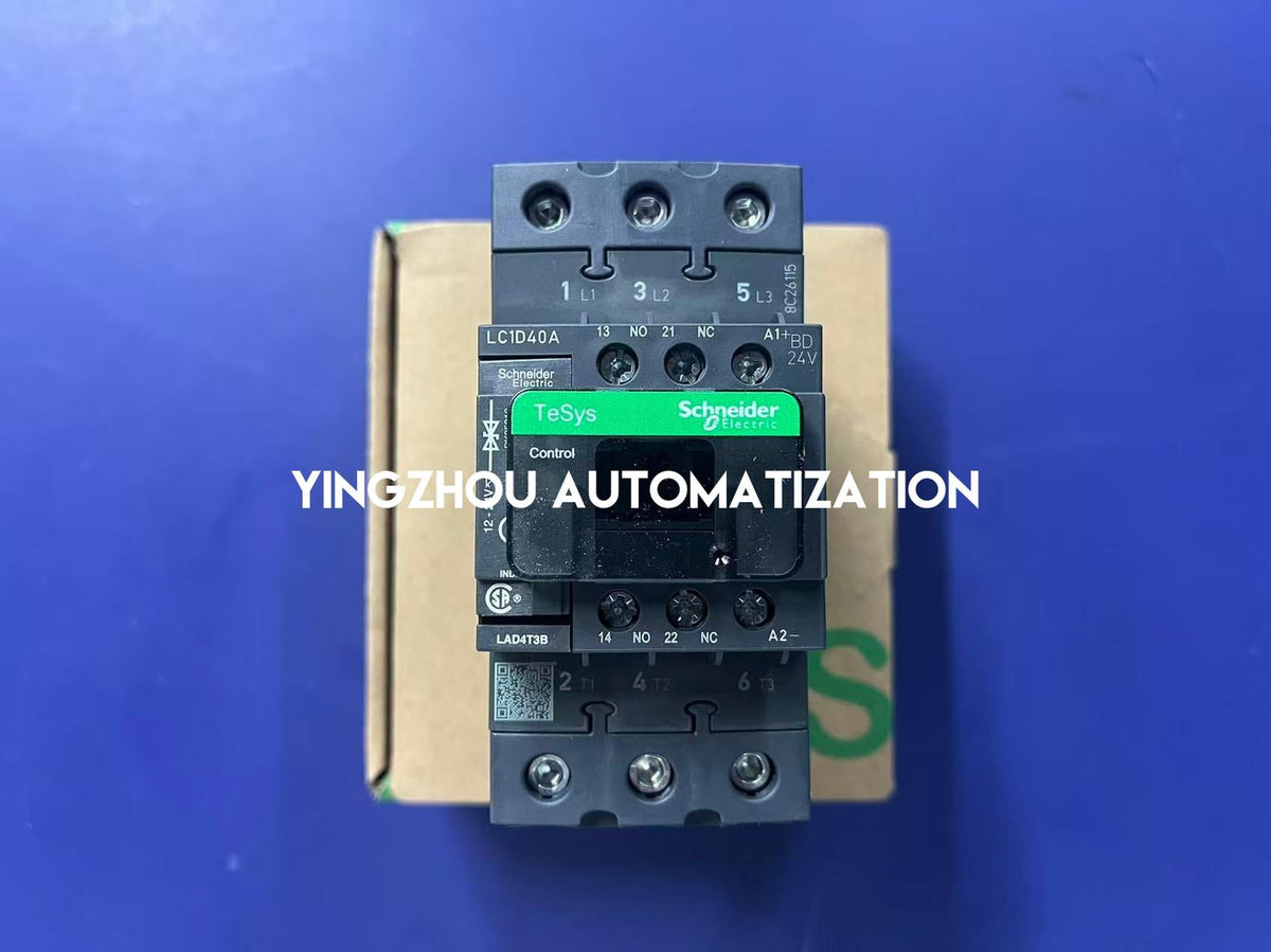 Schneider Electric LC1D40ABDC TeSys Deca Contactor | 3P | 40A AC-3 | 24V DC Coil-vezhoo