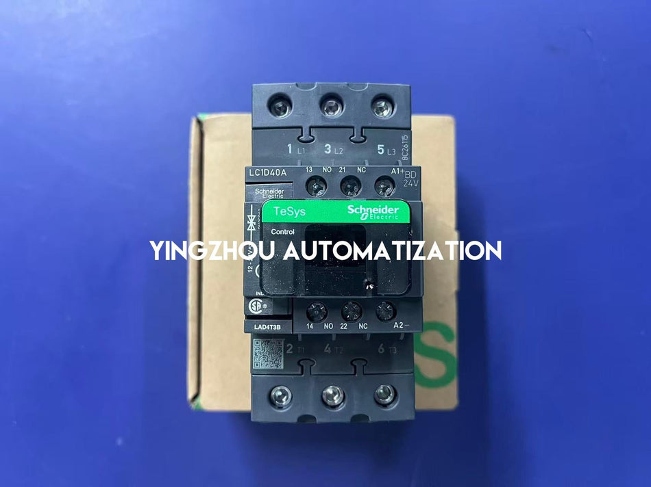 Schneider Electric LC1D40ABDC TeSys Deca Contactor | 3P | 40A AC-3 | 24V DC Coil-vezhoo