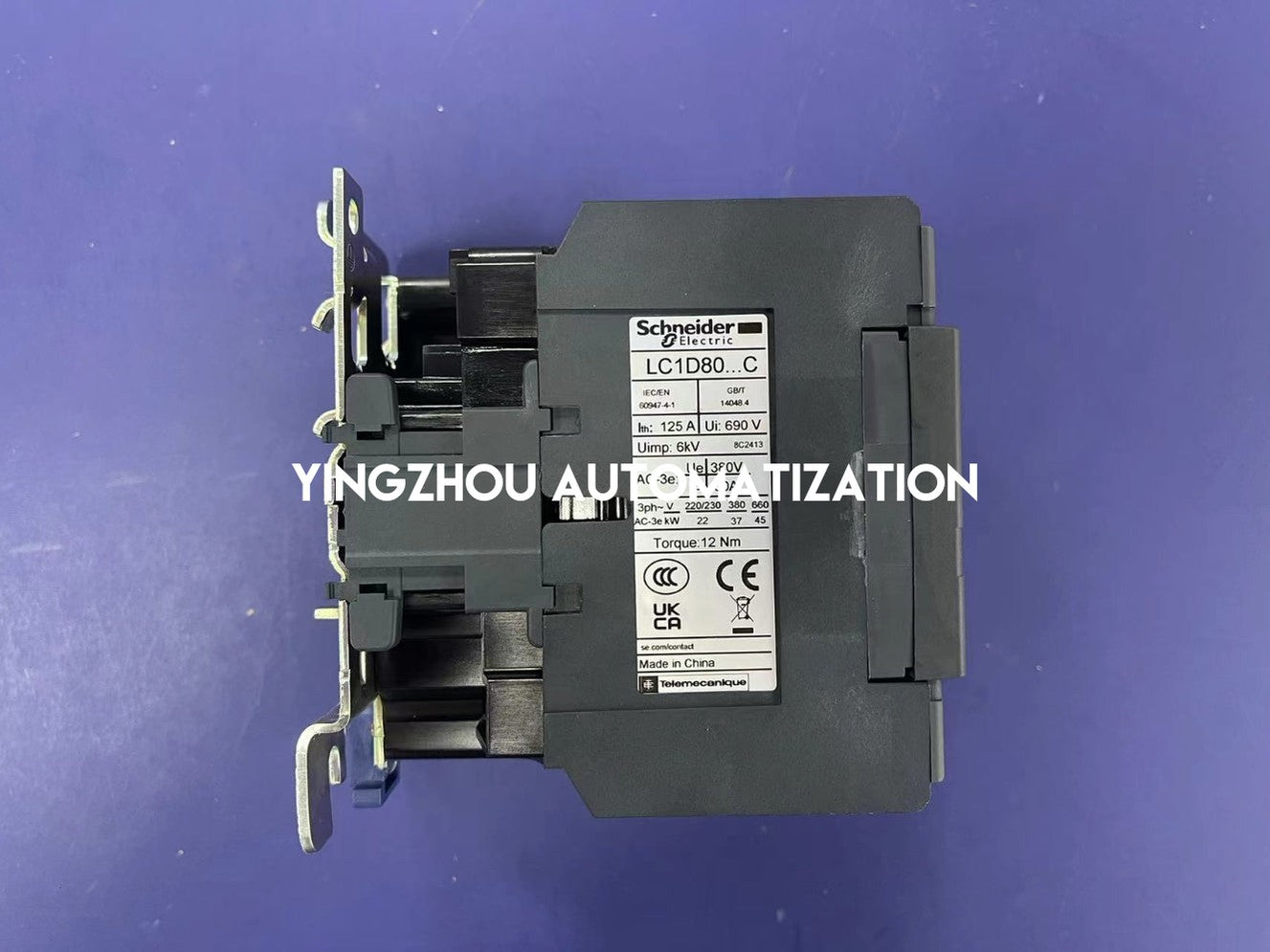 Schneider Electric LC1D80M7 TeSys Deca Contactor | 3P, AC-3 80A, 220V AC Coil, 37kW-vezhoo