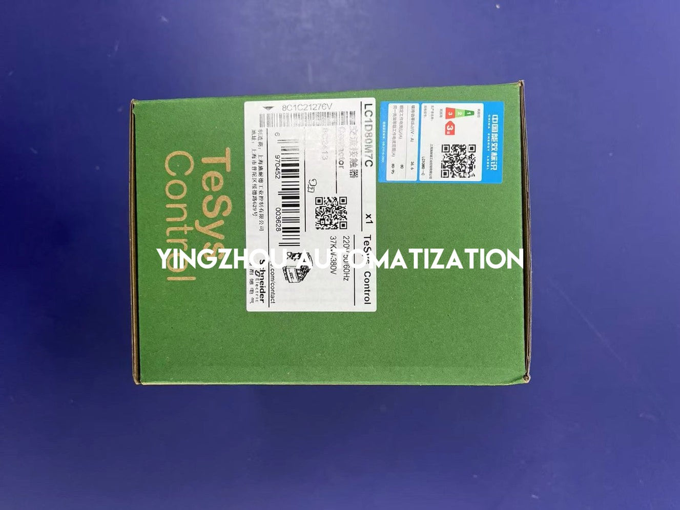 Schneider Electric LC1D80M7 TeSys Deca Contactor | 3P, AC-3 80A, 220V AC Coil, 37kW-vezhoo