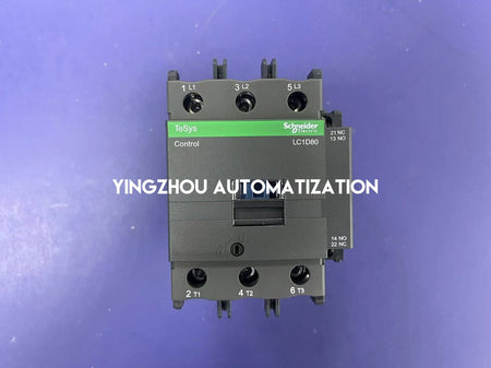 Schneider Electric LC1D80M7 TeSys Deca Contactor | 3P, AC-3 80A, 220V AC Coil, 37kW-vezhoo