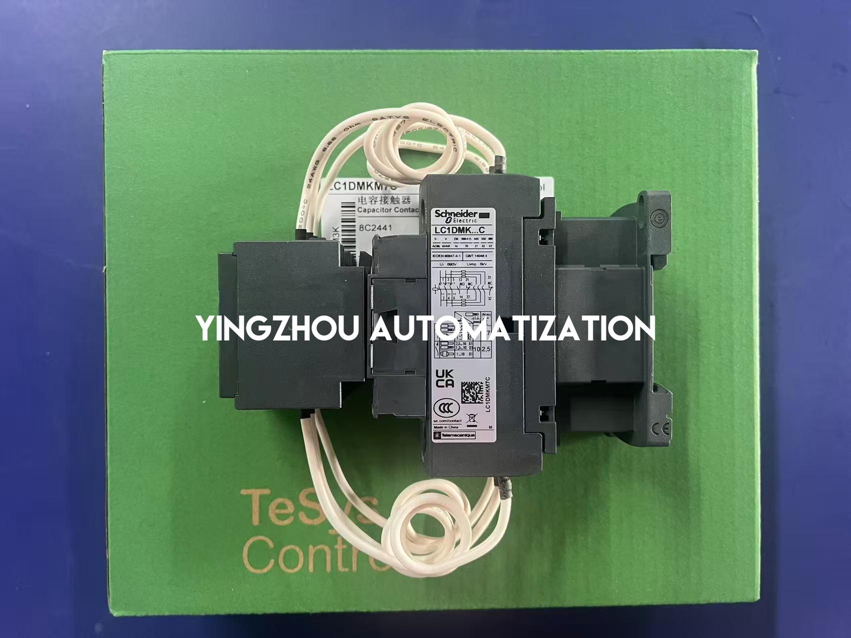 Schneider Electric LC1DMKM7C TeSys Deca Capacitor Contactor | 20...25 kVAR, 220V AC Coil, 50/60Hz-vezhoo