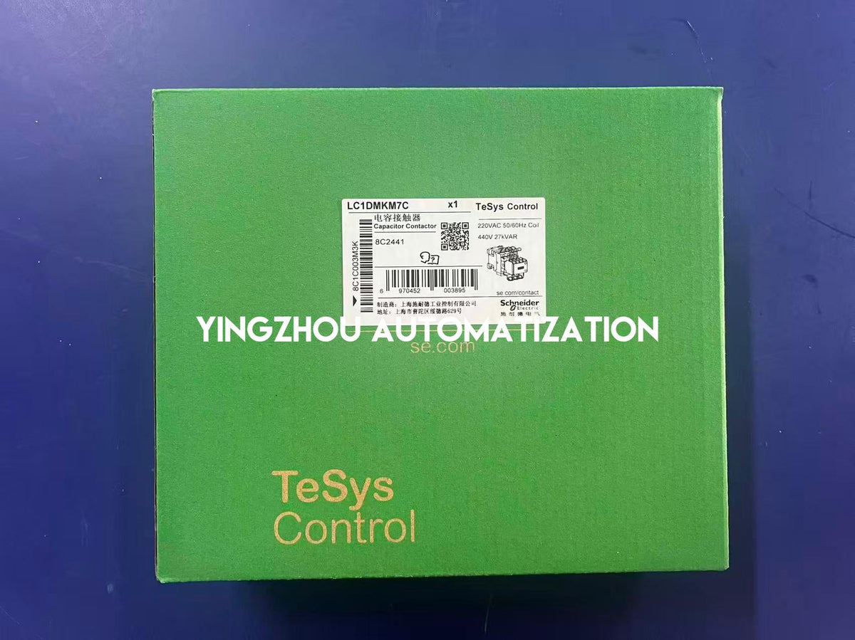 Schneider Electric LC1DMKM7C TeSys Deca Capacitor Contactor | 20...25 kVAR, 220V AC Coil, 50/60Hz-vezhoo