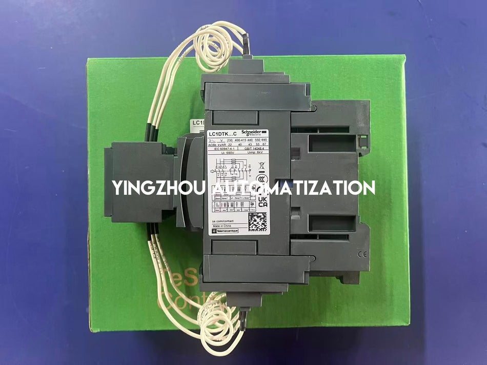 Schneider Electric LC1DTKM7C TeSys Deca Capacitor Contactor | 20...25 kVAR, 220V AC Coil, 50/60Hz-vezhoo