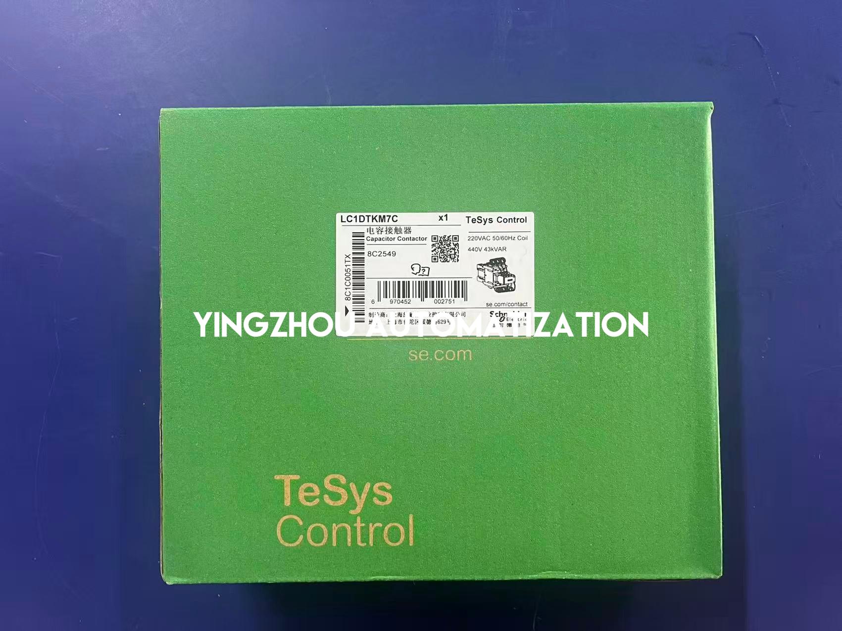 Schneider Electric LC1DTKM7C TeSys Deca Capacitor Contactor | 20...25 kVAR, 220V AC Coil, 50/60Hz-vezhoo