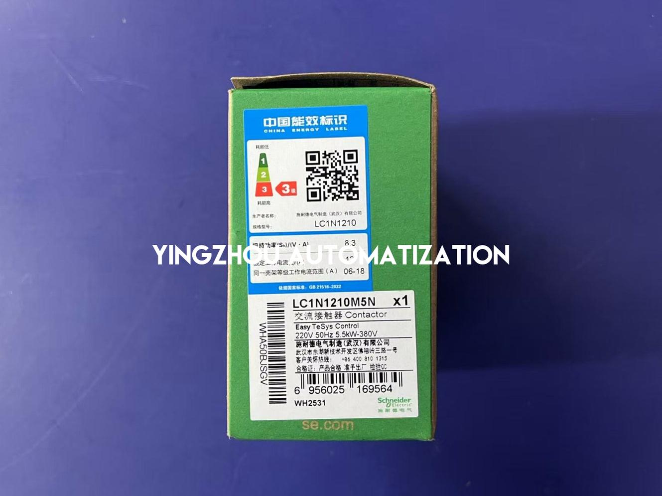 Schneider Electric LC1N1210M5N TeSys Easy Contactor | 18A, 3-Pole, 220V AC Coil, 1NO Auxiliary-vezhoo