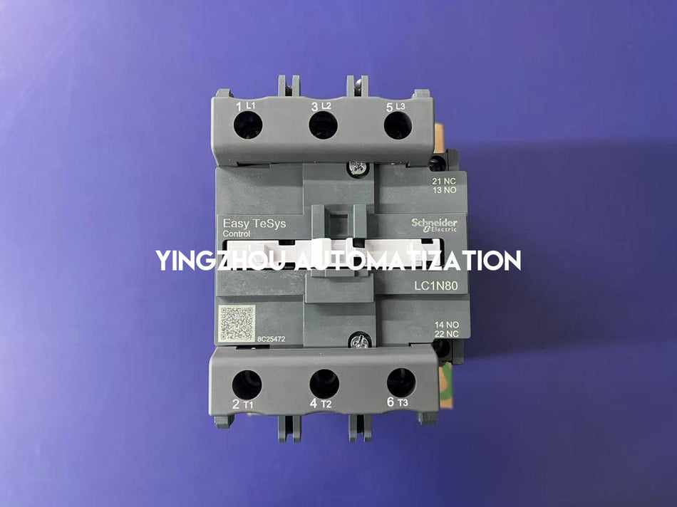 Schneider Electric LC1N80M5N TeSys Easy Contactor | 80A, 3-Pole, 220V AC Coil, 1NO+1NC-vezhoo