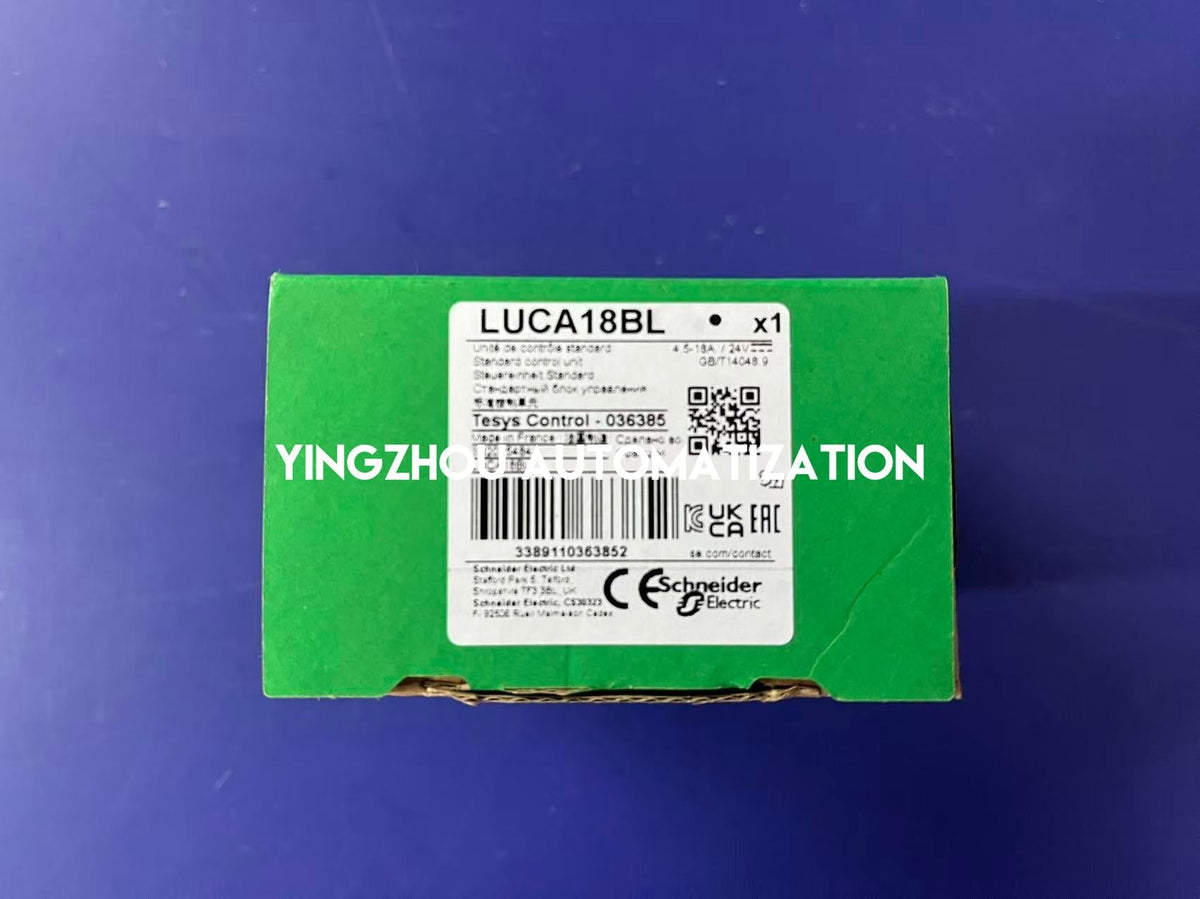 Schneider Electric LUCA18BL TeSys U Control Unit | 4.5-18A, Class 10, 24V DC Low Consumption-vezhoo