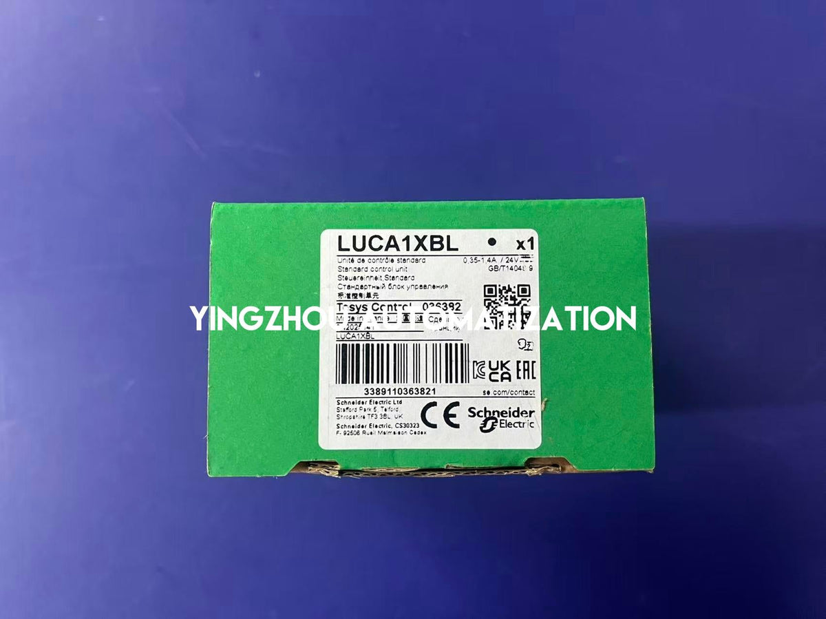 Schneider Electric LUCA1XBL TeSys U Control Unit | 0.35-1.4A, Class 10, 24V DC Low Consumption-vezhoo