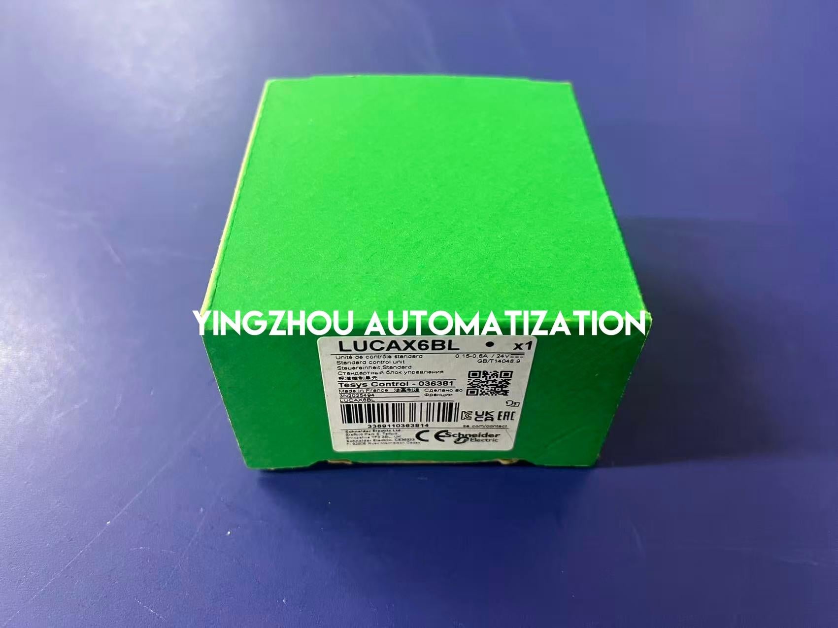 Schneider Electric LUCAX6BL TeSys U Control Unit | 0.15-0.6A, Class 10, 24V DC Low Consumption-vezhoo
