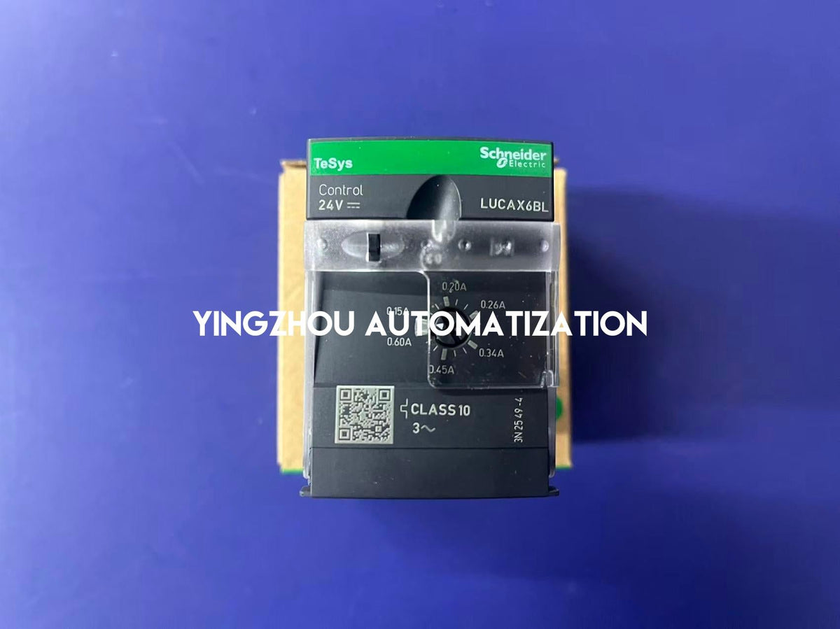 Schneider Electric LUCAX6BL TeSys U Control Unit | 0.15-0.6A, Class 10, 24V DC Low Consumption-vezhoo