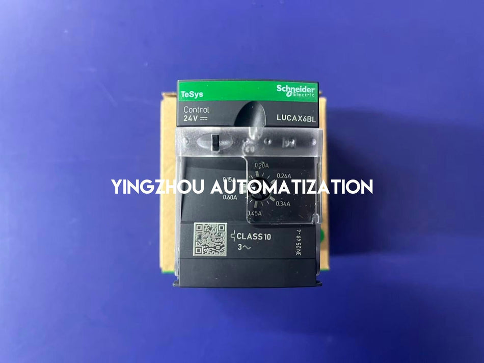 Schneider Electric LUCAX6BL TeSys U Control Unit | 0.15-0.6A, Class 10, 24V DC Low Consumption-vezhoo