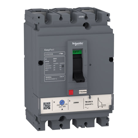 Schneider Electric LV516303 EasyPact CVS160F MCCB | 3P3D, 160A, 36kA, TMD Trip Unit-vezhoo
