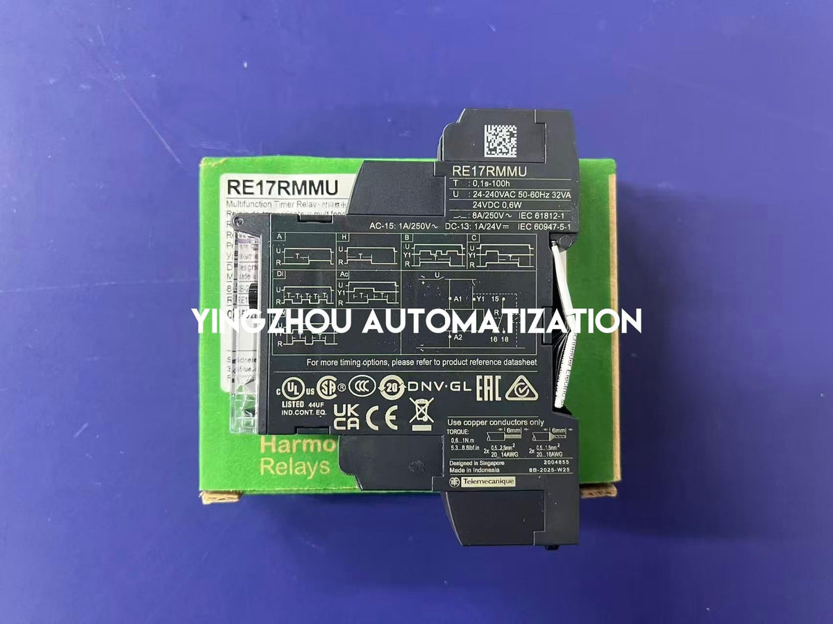 Schneider Electric RE17RMMU Zelio Time Relay | Multi-Function, 24-240V AC/DC, 8A Output-vezhoo