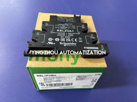 Schneider Electric RSL1PVBU Harmony Slim Interface Relay | 1 C/O, 6A, 230V AC/DC, 6mm Width-vezhoo