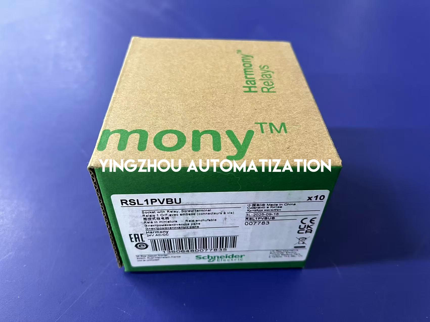 Schneider Electric RSL1PVBU Harmony Slim Interface Relay | 1 C/O, 6A, 230V AC/DC, 6mm Width-vezhoo