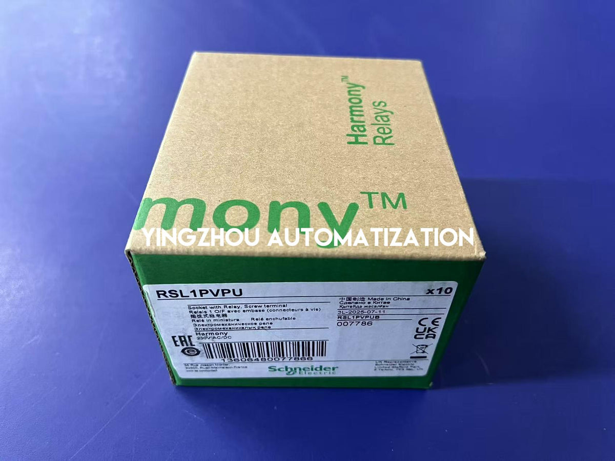 Schneider Electric RSL1PVPU Harmony Slim Interface Relay | 1 C/O, 6A, 230V AC/DC, 6mm Width-vezhoo