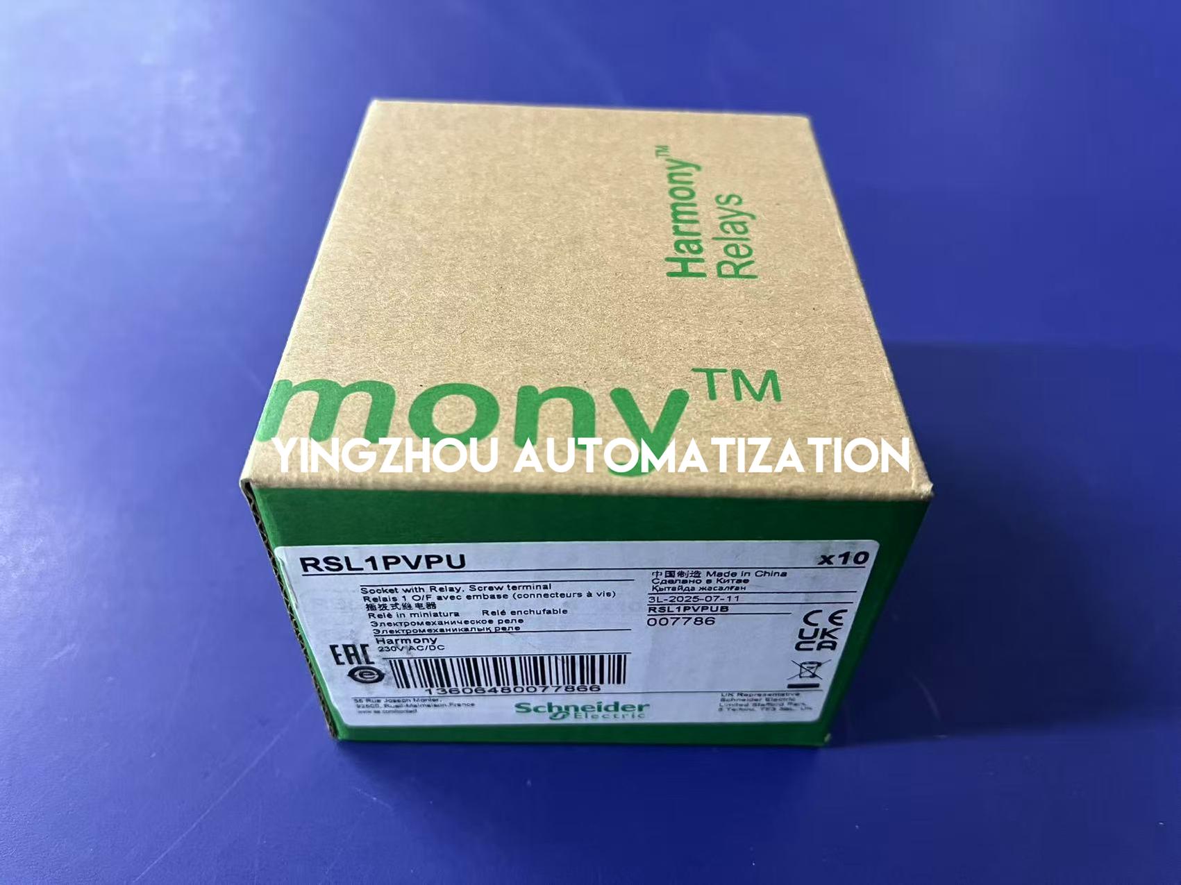 Schneider Electric RSL1PVPU Harmony Slim Interface Relay | 1 C/O, 6A, 230V AC/DC, 6mm Width-vezhoo