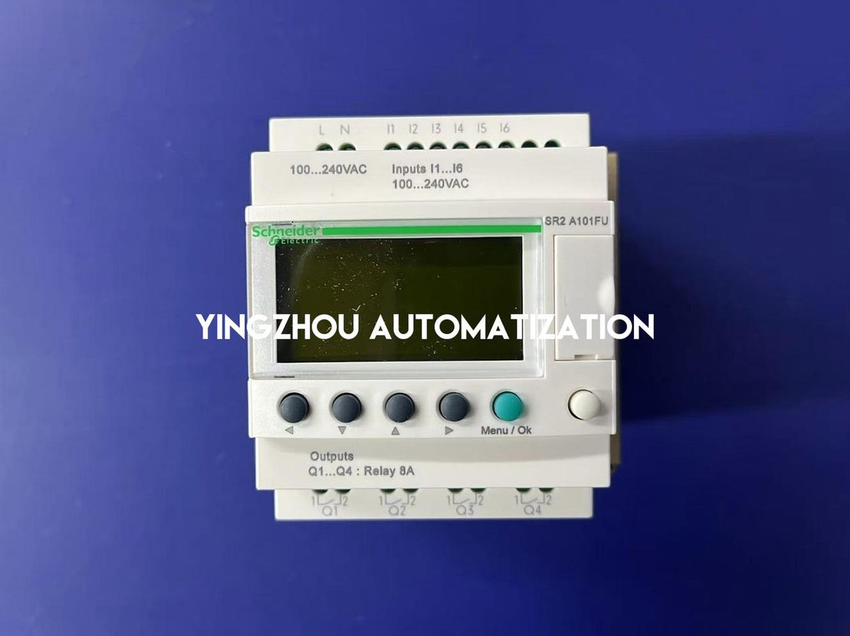 Schneider Electric SR2A101FU Zelio Logic Smart Relay | 100-240V AC, 10 I/O Compact Controller-vezhoo