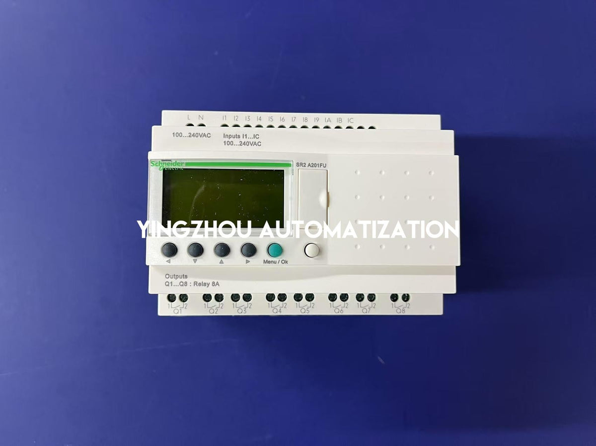 Schneider Electric SR2A201FU Zelio Logic Compact Smart Relay | 20 I/O, 100-240V AC, with Display-vezhoo