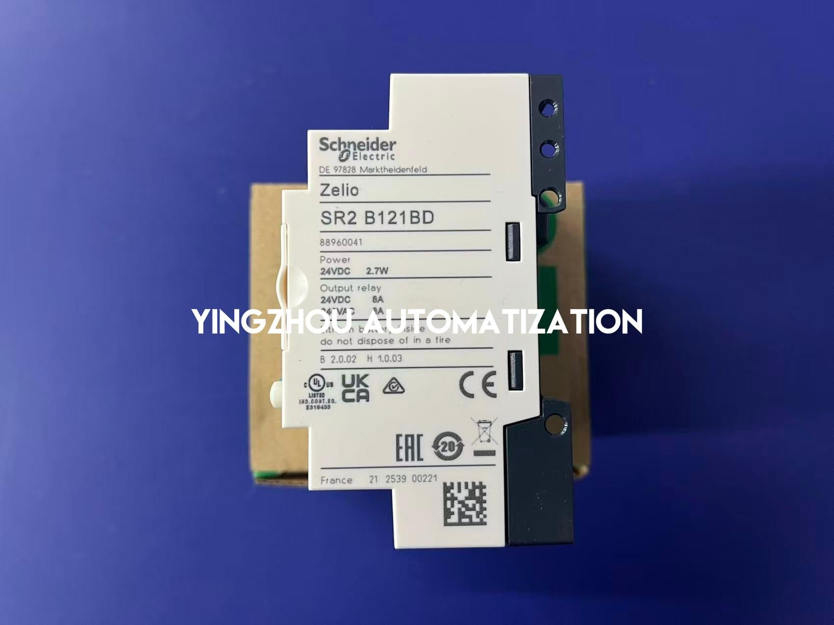 Schneider Electric SR2B121BD Zelio Logic Smart Relay | 24V DC, 12 I/O Compact Controller-vezhoo