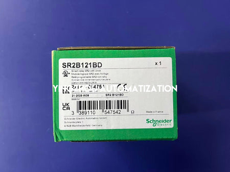 Schneider Electric SR2B121BD Zelio Logic Smart Relay | 24V DC, 12 I/O Compact Controller-vezhoo