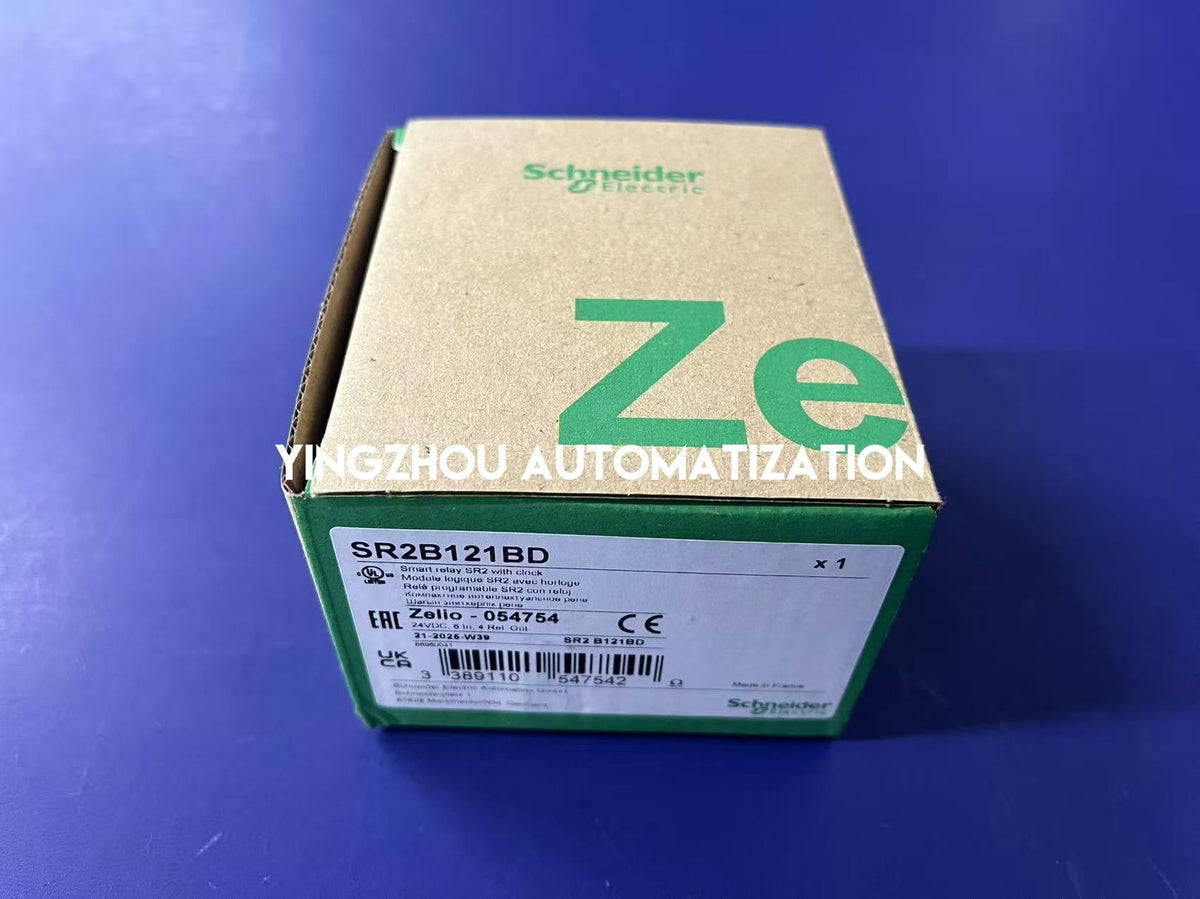 Schneider Electric SR2B121BD Zelio Logic Smart Relay | 24V DC, 12 I/O Compact Controller-vezhoo